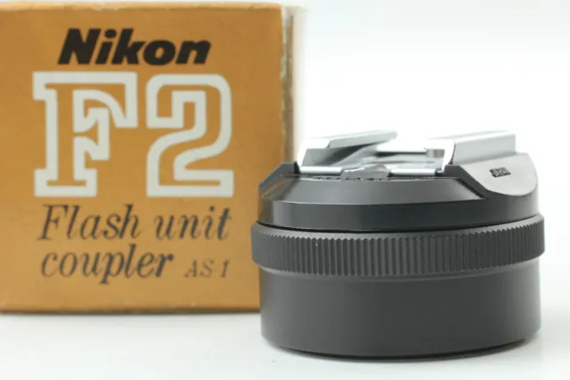 [COMO NUEVO en caja] Acoplador de pistola de unidad de flash Nikon AS-1 para cámara fotográfica F F2 de JAPÓN