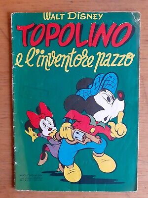 Albo d'oro n.119 "Topolino e l'inventore pazzo" Ed.Mondadori prima ristampa 1953