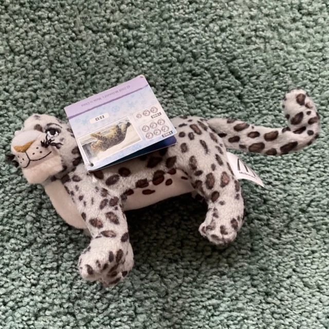 MCDONALDS SNOW LEOPARD Endangered Animals Plush Small Toy 2008 £6.00