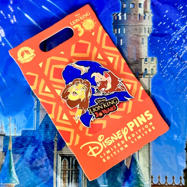 2025 DISNEY PARKS Lion King 30th Anniversary Simba Timon Pumbaa Pin LE