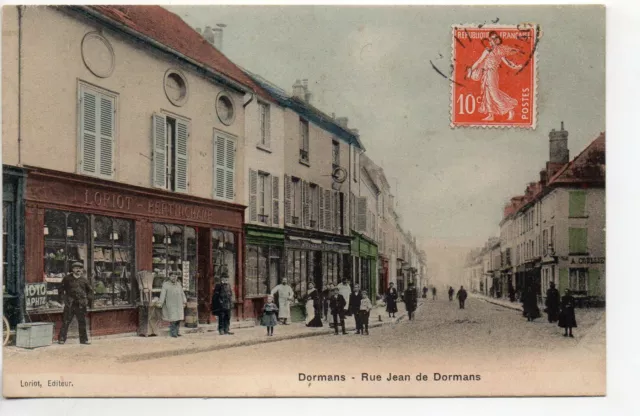 DORMANS - Marne - CPA 51 - belle carte couleur Maison Loriot - Bethichamp