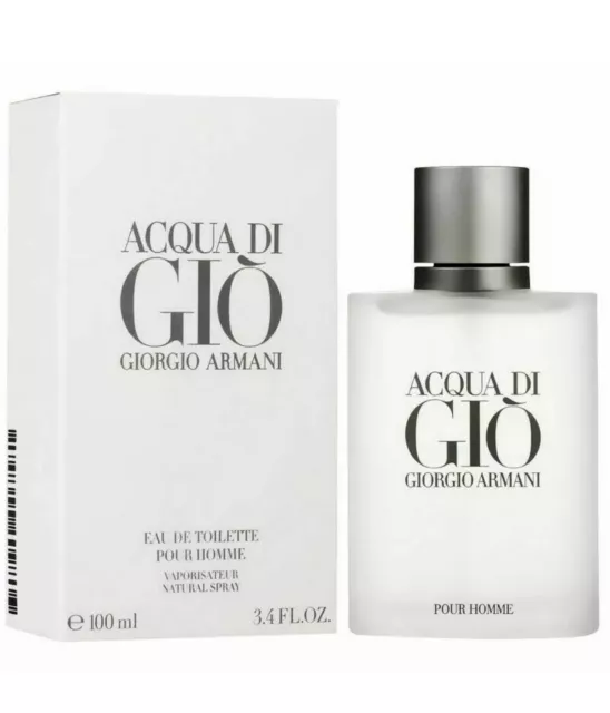 Profumo Uomo Giorgio Armani Acqua Di Gio da 100ml Eau de Toilette NUOVO