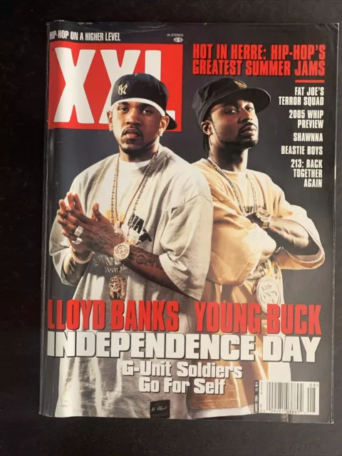 XXL MAGAZINE * AUG 2004 * Lloyd Banks Young Buck * G-Unit Fat Joe ...