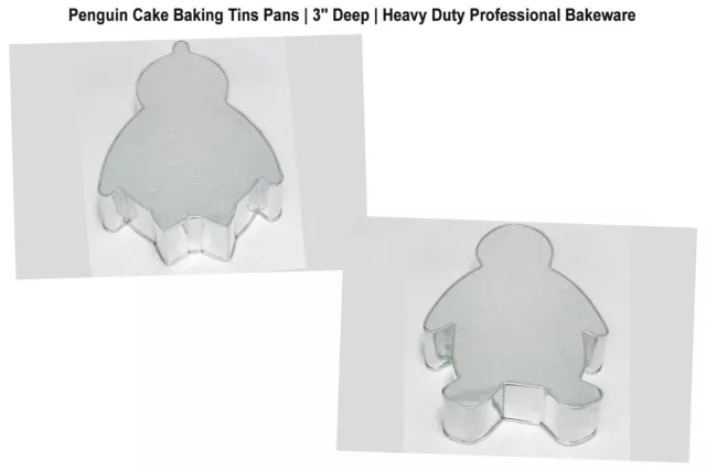 Penguine Shapes Novelty Cake Baking Tins Pans Bakeware Professional
