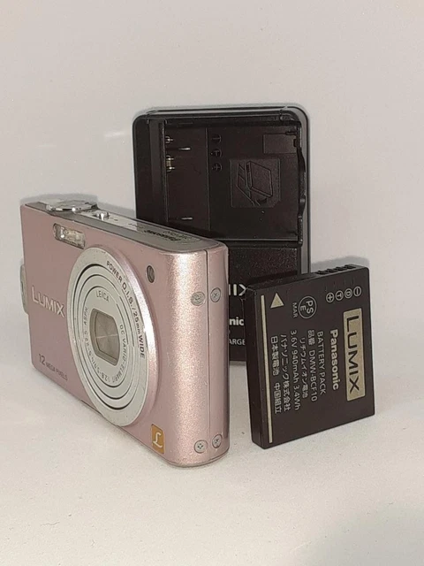Panasonic LUMIX FX 60 ゴールド Panasonic Lumix DMC-FX60 Digital Camera Gold Used with