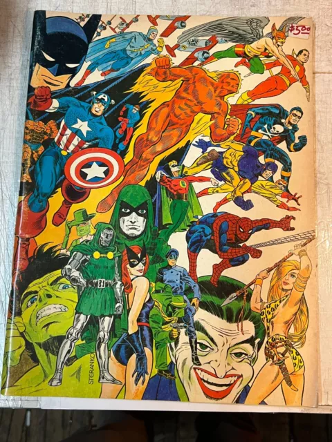 The Steranko History Of Comics Vol 1 1970 Marvel and DC SUPERGRAPHICS | Combined