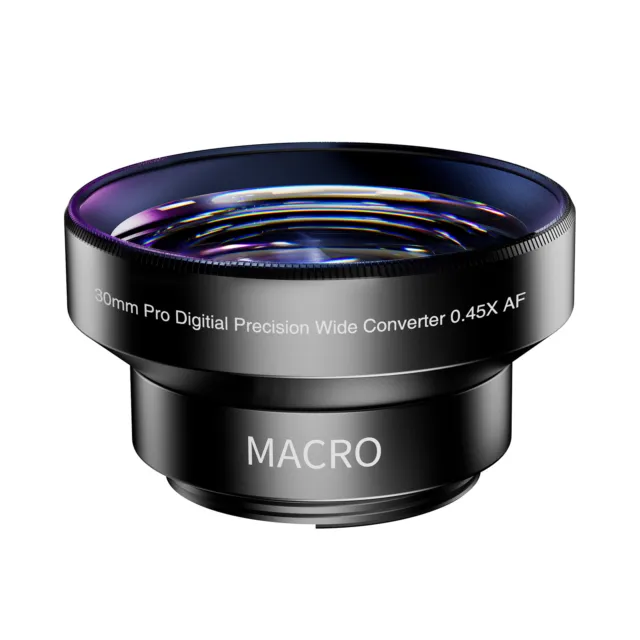 TOMLOV Digital Microscope Wide Angle Lens WL01,30MM Wide Angle 0.45x Converter