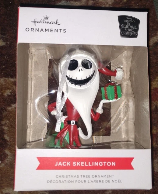 HALLMARK THE NIGHTMARE Before Christmas Jack Skellington Santa Ornament