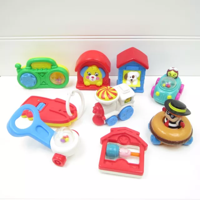 FISHERPRICE UNDER 3 Vintage 1996 Mcdonalds Happy Meal Toys Lot Of