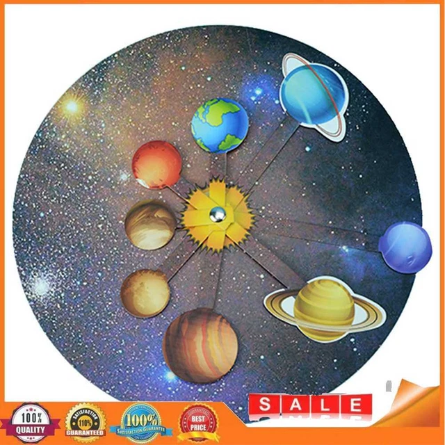 DIY SOLAR SYSTEM Model Scientific Experiment Toy Kids