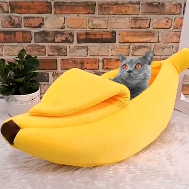 Banana Shape Pet Dog Cat Sleeping Bed House Mat Kennel Doggy Puppy Cushion Sofa