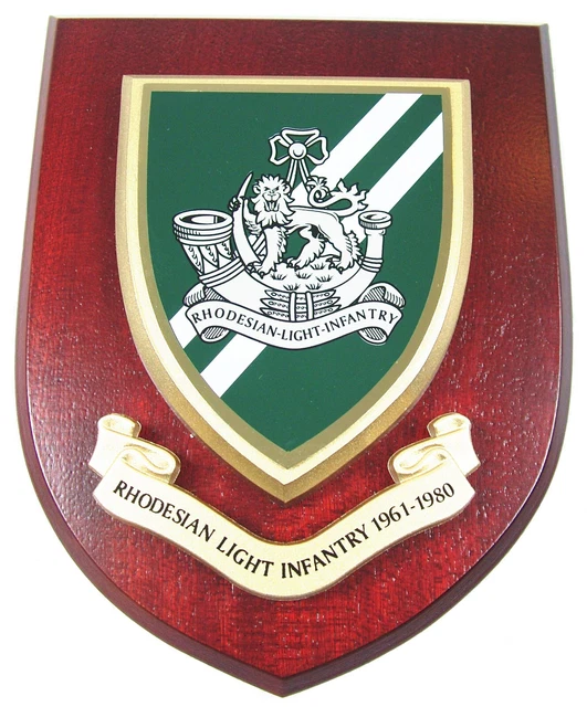 RHODESIAN LI RHODESIA Light Infantry Classic Uk Made Wall Plaque £21.99
