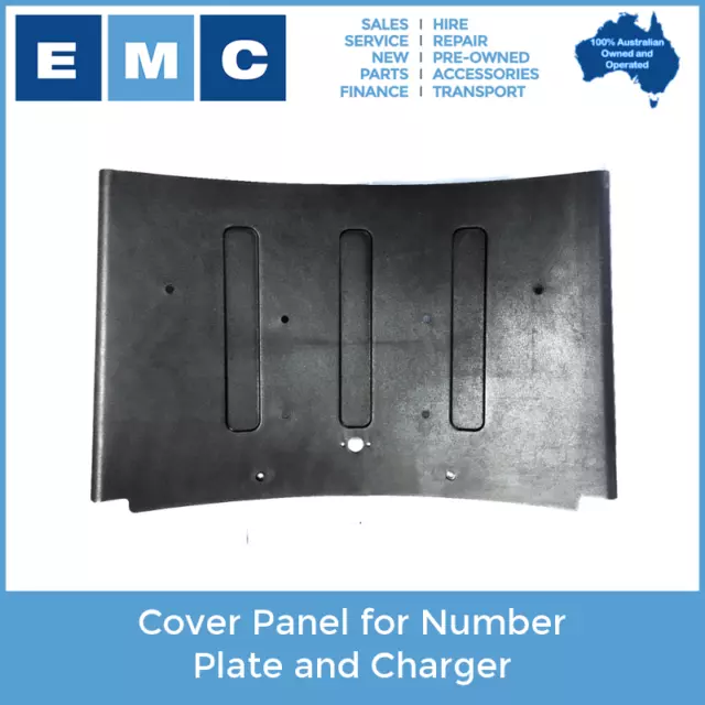Cover Panel for Number Plate and Charger of Low Speed Electric Vehicles