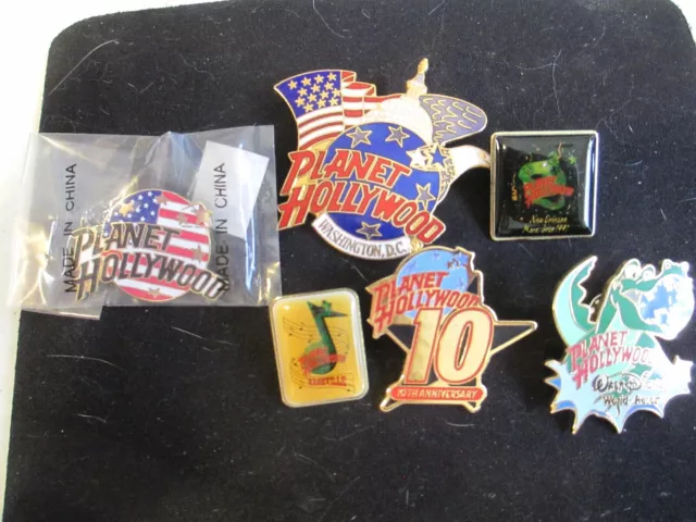 Planet Hollywood variety of pins New