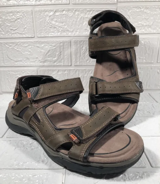 Earth Spirit Gelron Cusion Sandals Men’s Size 9 Adjustable Waterproof Hiking
