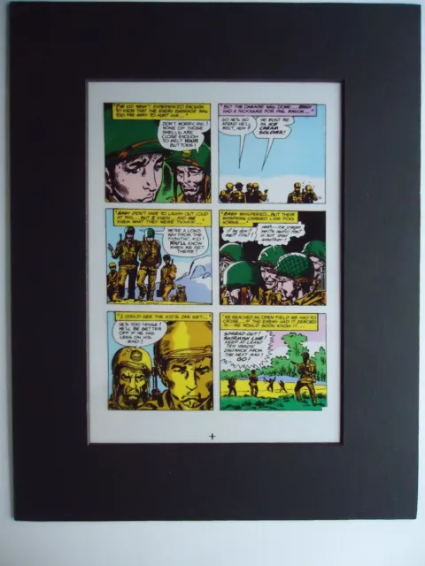 2002 ARCHIVE v1  OUR ARMY AT WAR # 85 PAGE 2 JOE KUBERT SGT. ROCK PRODUCTION ART