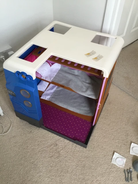 Our Generation Train OUR GENERATION TRAIN Cabin Playset and dolls with extra outfits £52.72 ...