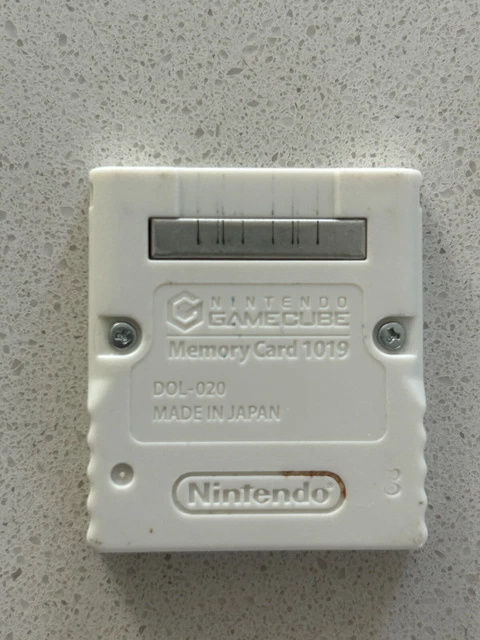 OEM OFFICIAL NINTENDO GameCube Memory Card 1019 DOL-020 White $44.70 ...