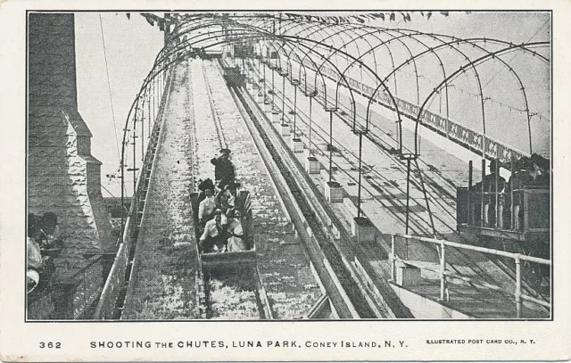 NYC Coney Island Luna Park Shooting the Chutes ca. 1905