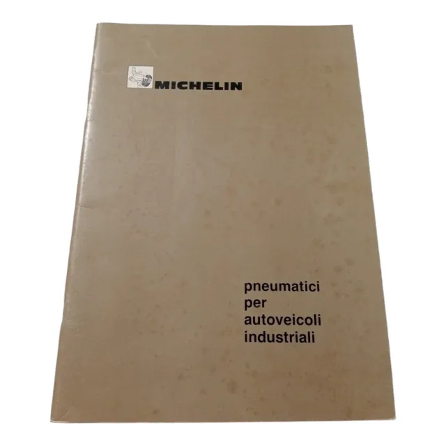 Catalogo Vintage Officine Meccaniche Michelin Pneumatici Gamma Industriali 1987