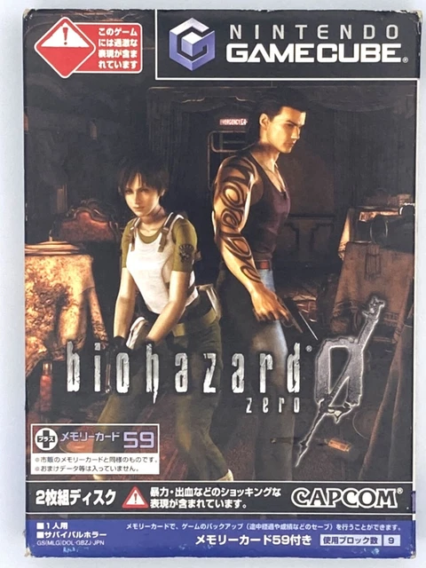 Biohazard 0 Zero Resident Evil Nintendo Gamecube GC CAPCOM