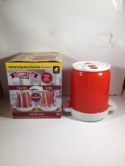 Yummy Can Bacon Microwaveable Bacon Cooker