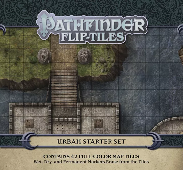 PZO4077 Paizo Publishing Pathfinder RPG: Flip-Tiles - Urban Starter Set