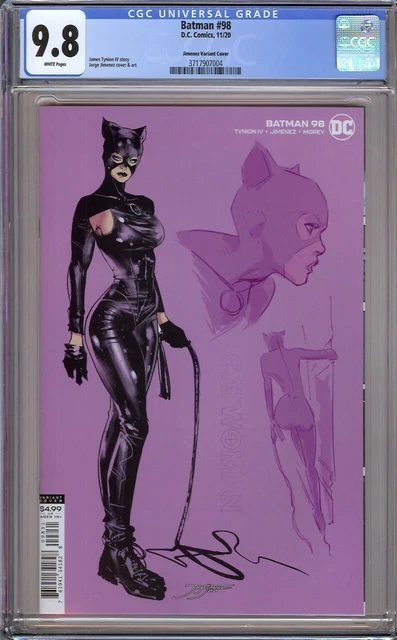 Batman #98 Cgc 9.8 1:25 Jimenez Catwoman Variant