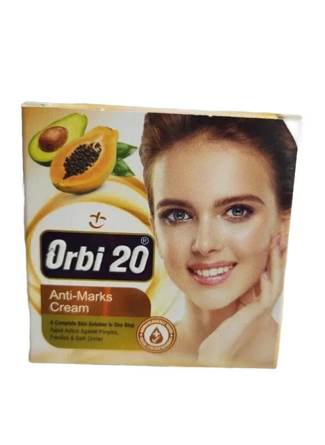 Crème Correctrice éclaircissante ORBI 20 Shirley, Pour Imperfections, Cicatrices Et Taches - 20g