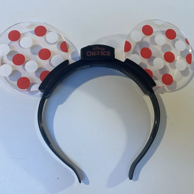 DISNEY ON ICE Minnie Mouse Flashing Light Up Polka Dot Ears Headband disney-on-ice-minnie-mouse-flashing-light-up-polka-dot-ears-headband