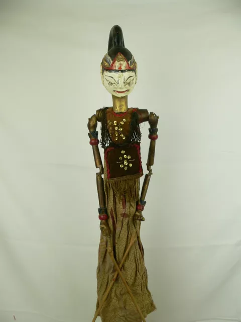 Wayang Golek Indonesien Stabpuppe Puppe antik Asien Marionette Holzpupppe