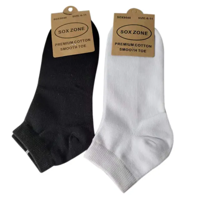 3 Pairs Mens Unisex Ankle Sports Socks Size6-11 Low Cut