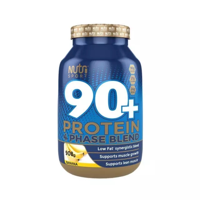 Nutrisport 90+ Protein 908g Mix Blend Protein Shake Halal | Kosher | Vegetarian 2
