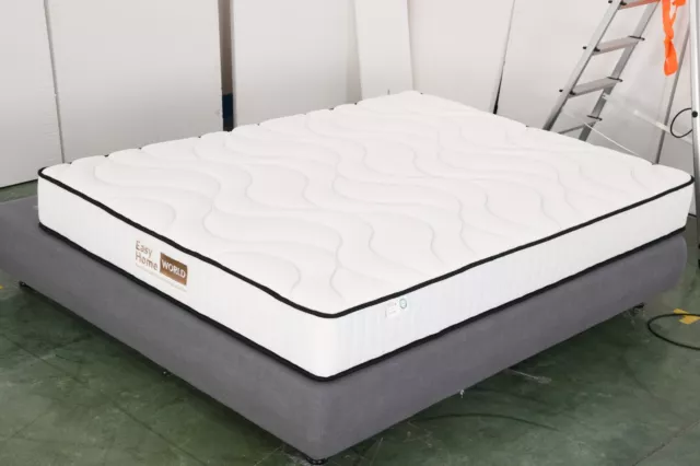 Premium Quality Medium Firm Bedding 24cm Top Bed Mattress - Queen Size