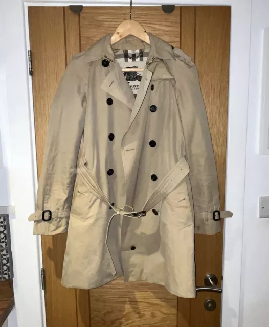 BURBERRY PRORSUM THE Westminster Trench Coat Medium Beige UK Size 6 Medium 500.00 PicClick UK