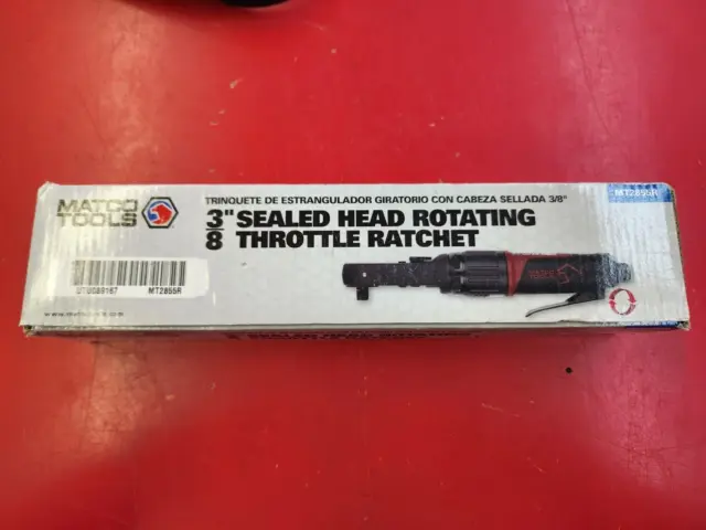 Matco Tools MT2855R 3/8" DRIVE FLAT HEAD PNEUMATIC RATCHET W/ ROTATING THROTTLE