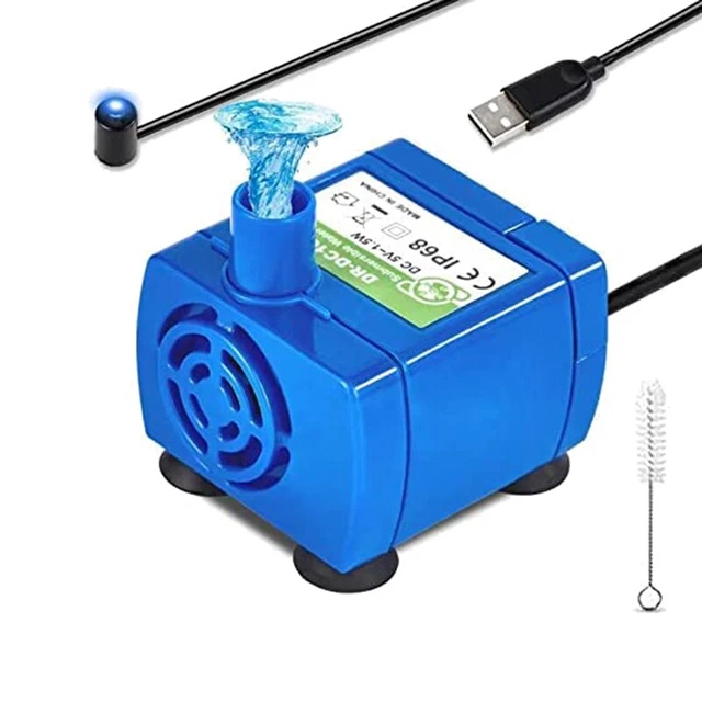 Pompa fontana acqua, pompa di ricambio pompa fontana per animali domestici -DC160 Z8S4
