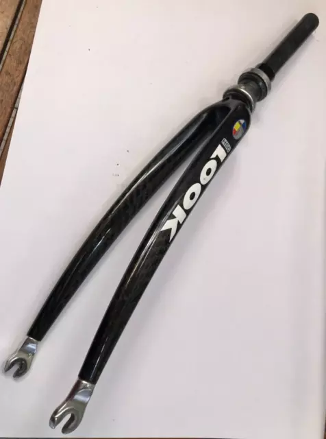 Forcella corsa LOOK HSC 1" CARBONIO - carbon fork bike vintage fourche