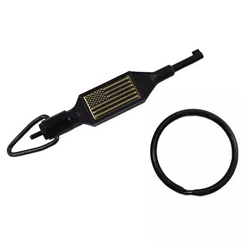Brand New Zak Tool ZT-100 Swivel Key with USA Flag, Black