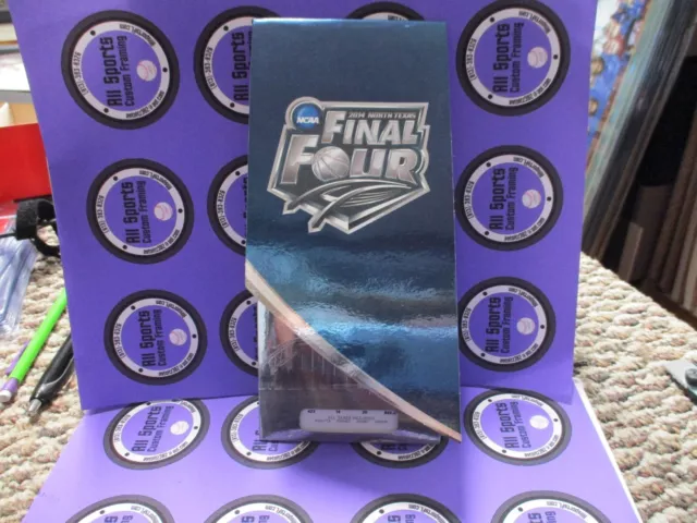 2014 NCAA FINAL FOUR Complete Ticket Folio UCONN vs KENTUCKY NM-MINT 2 Tickets