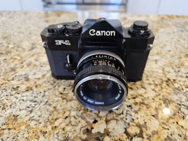 Canon F-1 35mm Film Camera Untested Read Description