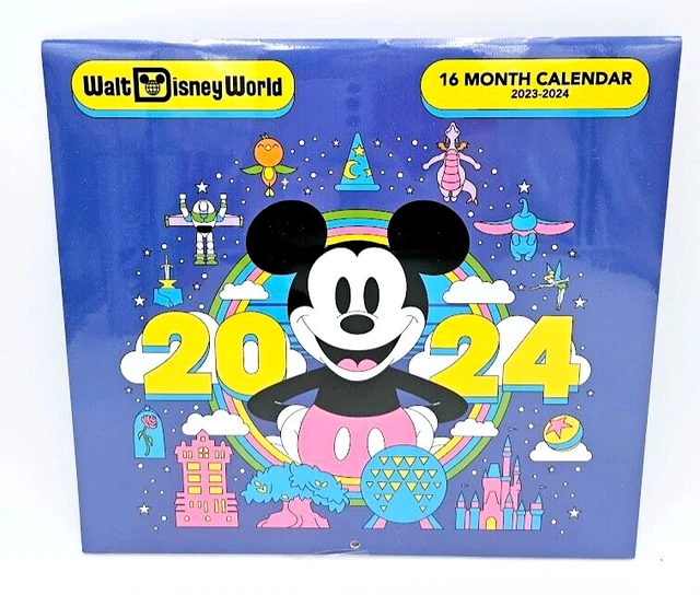 NEW WALT DISNEY World 20232024 Mickey Minnie Four Parks 16 Month