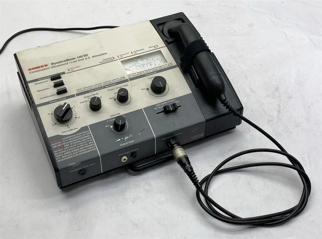 Amrex SynchroSonic US/50 Combo Unit Ultrasound & Electrical Stimulation
