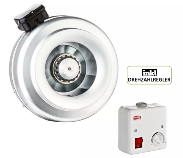 Ventilateur de Tuyau à Radial Métal Axial Ø160 avec Nombre