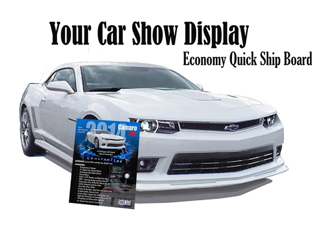 QUICK SHIP Car Show Board