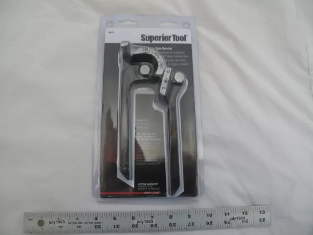 (1) NEW Superior Tool Lever-Type Tube Bender #66575 - 1/4", 5/16", & 3/8" Sizes
