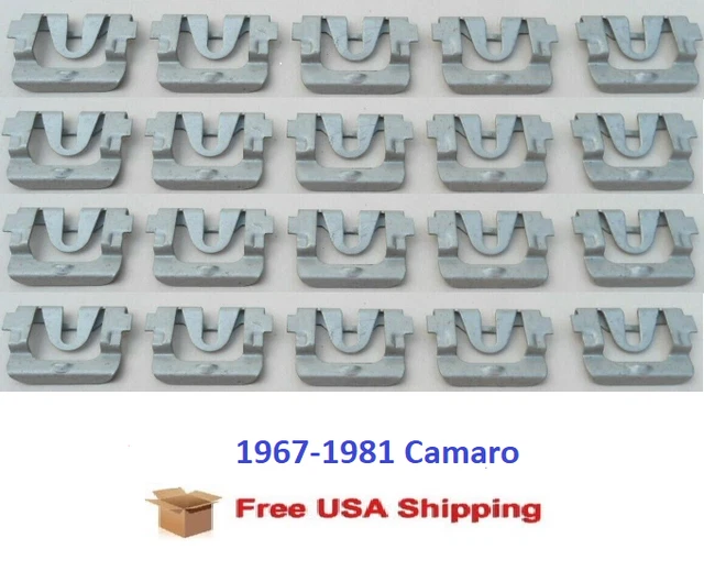 Fits 1967-1981 Camaro Rear Glass Window Windshield Molding Trim Reveal Clips GM