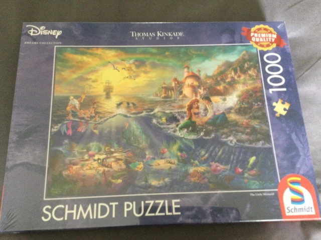 SCHMIDT THOMAS KINKADE Disney The Little Mermaid 1000 Piece Jigsaw ...