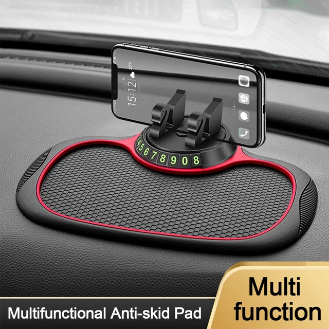 Car Phone Holder Anti Skid Pad Stand Non-Slip Dashboard Mount Mat Number Parking