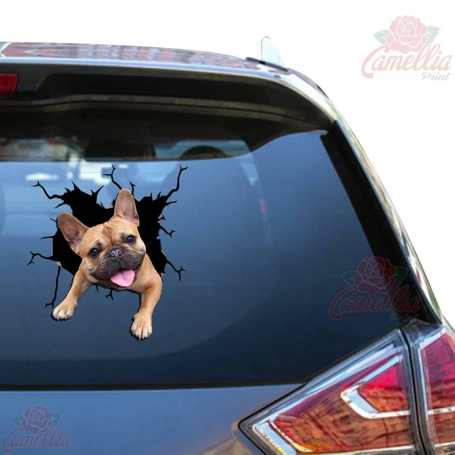 French Bulldog Decal Car Window Decals French Doors Funny Animal Stickers